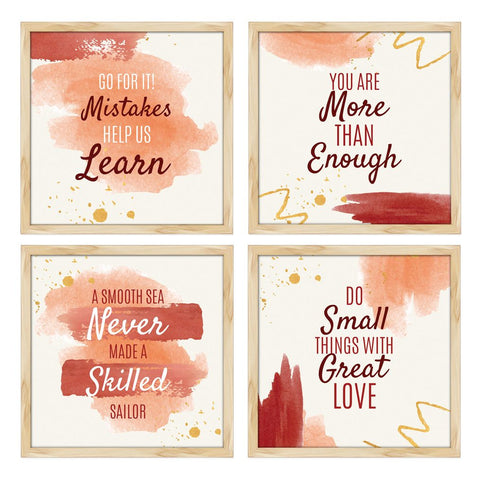 a smooth sea never made a skilled sailor motivational quote wall frame