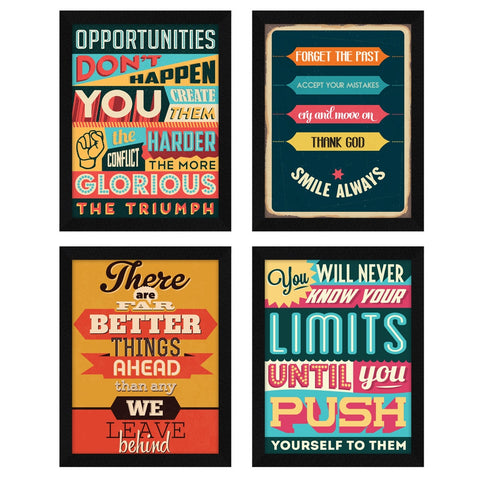 You will never know your limits until you push yourself to them motivational quote wall frame
