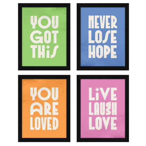 You got this motivational quote wall frame