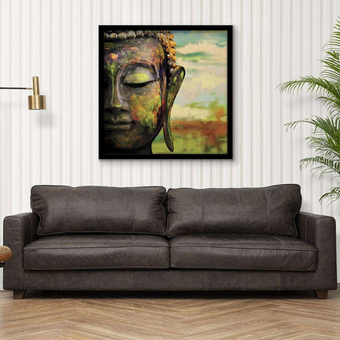 ArtX Colorful Buddha Painting For Wall Decoration, Wall Painting For Living Room