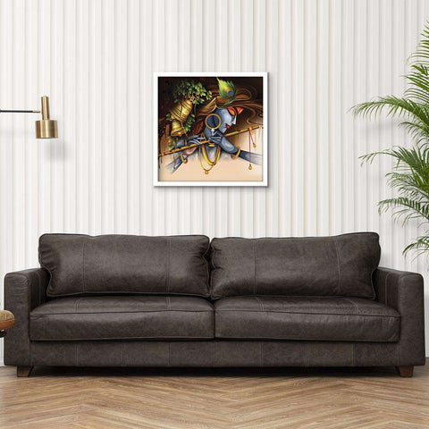 ArtX Krishna Flute Painting For Wall Decoration, Wall Painting For Living Room