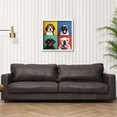 ArtX Dogs Painting For Wall Decoration, Wall Painting For Living Room