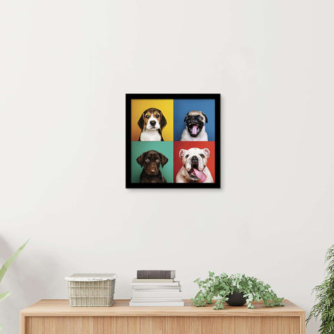 ArtX Dogs Painting For Wall Decoration, Wall Painting For Living Room