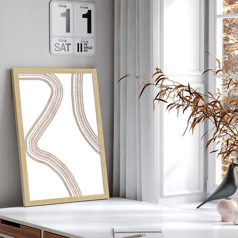 Floral Abstract Art Paintings, Painting For Wall Living Room, Set of 3 AXIII-43-BOH