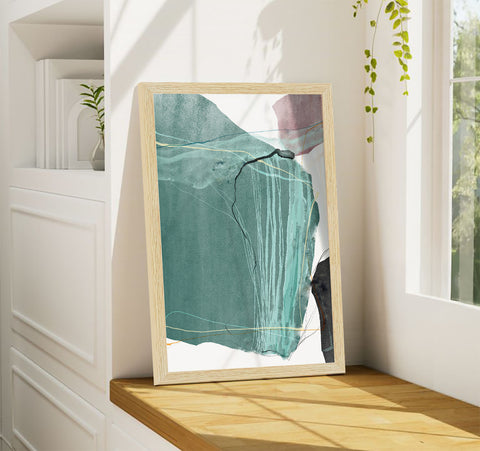 Abstract Art Paintings, Painting For Wall Living Room, Set of 3 AXIII-50-ABS