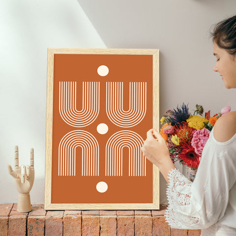 Boho Pattens Painting For Wall Decoration, Set of 3 AXIII-19-BOH