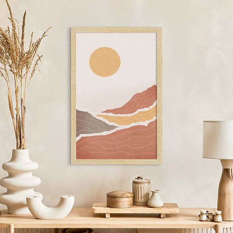 Boho Painting For Wall Decoration, Set of 3 AXIII-49-BOH