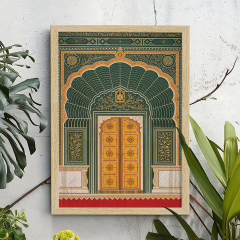 Floral Abstract Madhubani Art Paintings, Painting For Wall Living Room, Set of 3 AXIII-39