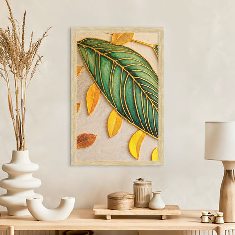 Floral Abstract Art Paintings, Painting For Wall Living Room, Set of 3 AXIII-52-ABS