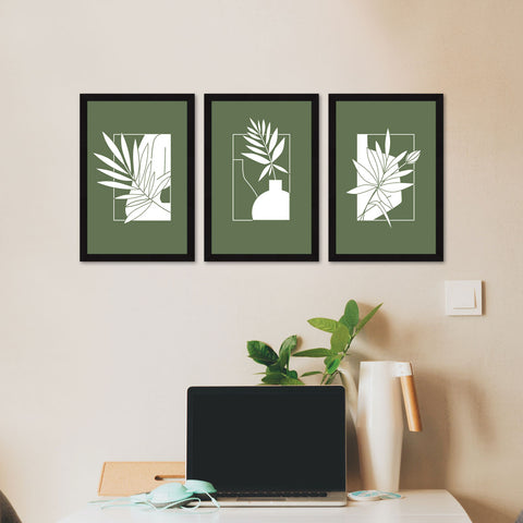 Boho Painting For Wall Decoration, Set of 3 AXIII-31-BOH