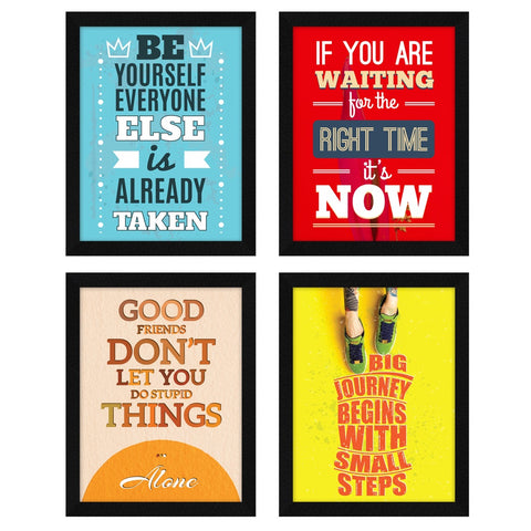 Be yourself everyone else is already taken motivational quotes wall frame