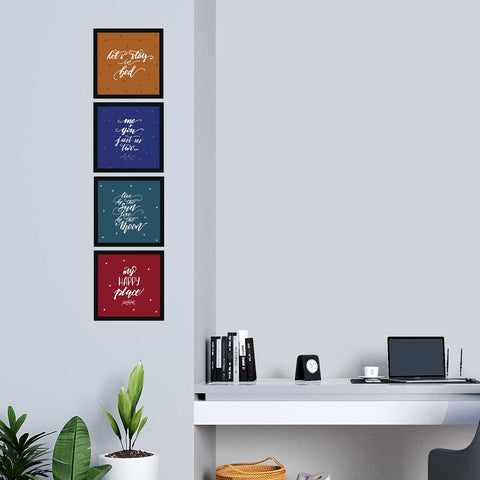me & you just us two motivational quote wall frame