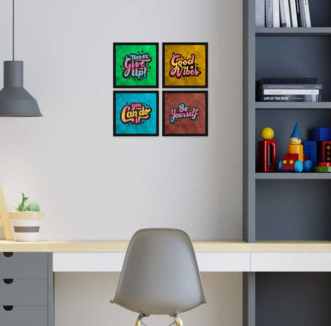 you can do it motivational quote wall frame