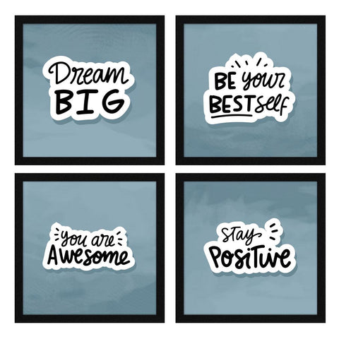 dream big motivational quote wall frame