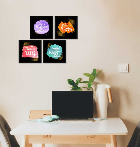 enjoy moment not photos motivational quote wall frame
