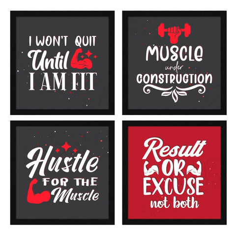 i won't quit until i am fir motivational quote wall frame
