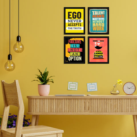 good things take time inspirational quote wall art