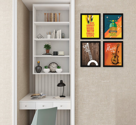  Life is a hourney and only you hold the key to unlock the golden door of freedom motivational quote wall frame