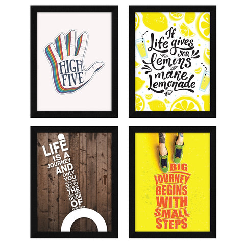 If life gives you lemons make lemonade motivational quote framed