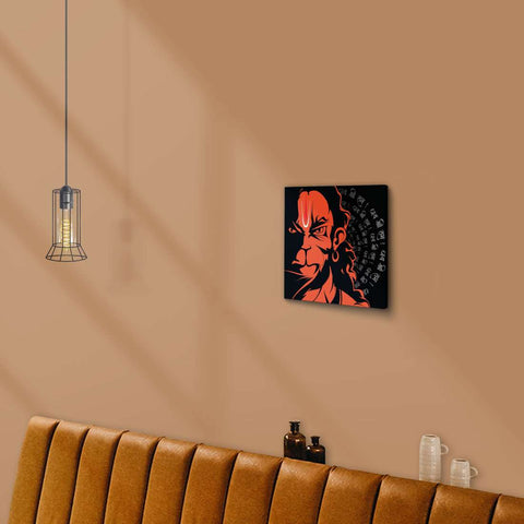 ArtX Lord Hanuman Jai Shri Ram Wall Painting For Living Room