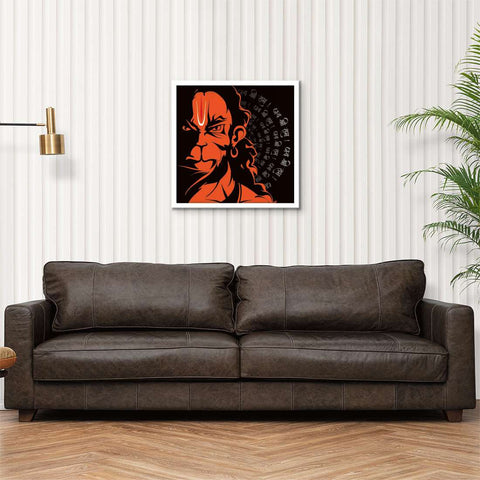 ArtX Lord Hanuman Jai Shri Ram Wall Painting For Living Room