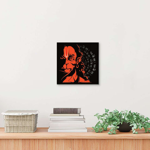 ArtX Lord Hanuman Jai Shri Ram Wall Painting For Living Room