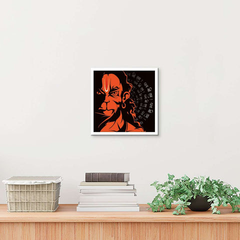 ArtX Lord Hanuman Jai Shri Ram Wall Painting For Living Room